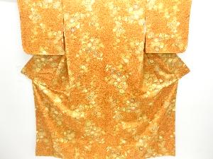 菊・萩模様小紋着物